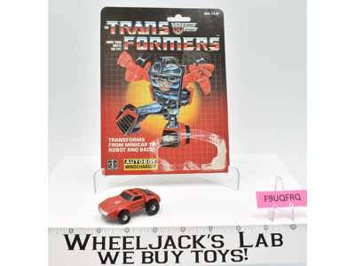 Windcharger RED W/CARDBACK 100% Complete Vintage 1984 G1 Transformers