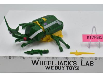 Barrage Rhinoceros Beetle 100% Complete 1985 Vintage Hasbro G1 Transformers