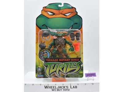 Fightin' Gear Mike Teenage Mutant Ninja Turtles TMNT 2004 Playmates MOSC NEW