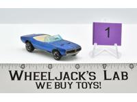 Custom Firebird #1 Blue 1968 Hot Wheels Mattel Vintage Redline RL