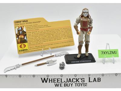 Storm Shadow v28 100% Complete G.I. Joe Resolute 2010 Hasbro Action Figure