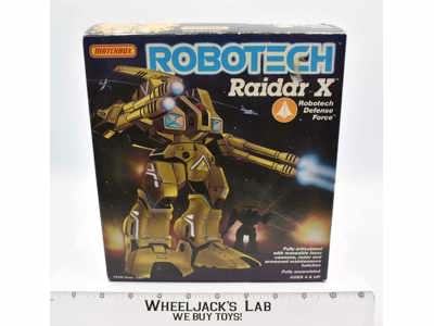 Raidar X NEW W/BOX 8" Harmony Gold Matchbox 1985 Vintage Action Figure