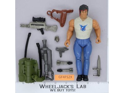 Fire Power John Rambo Sylvester Stallone Rambo 1985 1986 Coleco Near complete