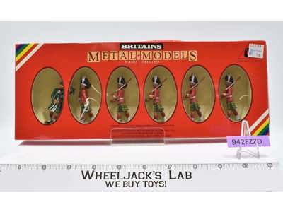 #7239 British Regiments Hand Painted Metal Models 1983 Britains Limited NEW MIB