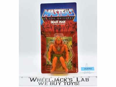 Beast Man NEW MOSC 1983 Masters of the Universe MOTU Mattel Vintage