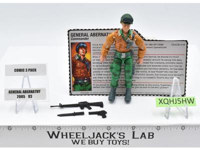 General Abernathy v3 100% Complete G.I. Joe Comic Pack 2005 Hasbro Action Figure