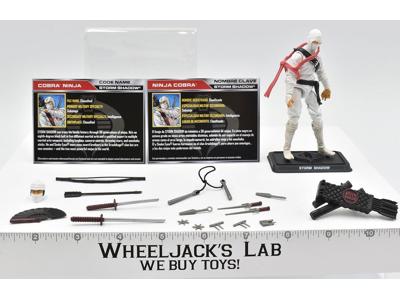 Storm Shadow v41 100% Complete G.I Joe 50th Anniversary 2016 Hasbro Figure