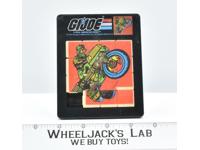 Breaker Ram Action Figure Sliding Puzzle 1983 GI Joe Vintage Hasbro