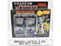 Walkie Talkies Combat Communicators BLUE NEW G1 Transformers 1983 Durham