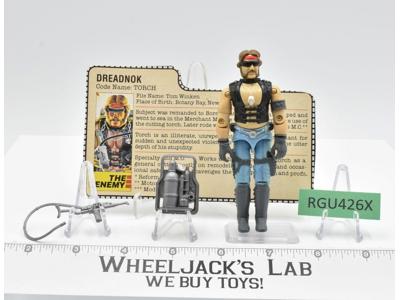 Torch V1 100% Complete G.I. Joe 1985 Hasbro Vintage Action Figure