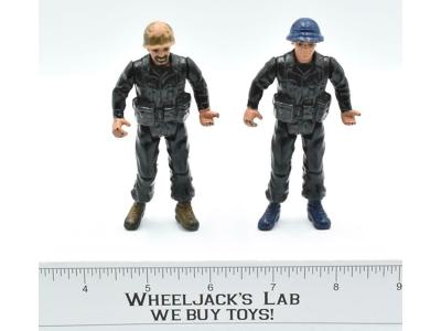 Lot of 2 SGT Rock American Defense 4"Action Figures Remco 1982