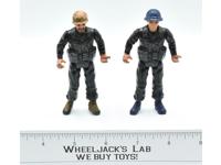 Lot of 2 SGT Rock American Defense 4"Action Figures Remco 1982