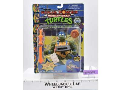 Pizza Tossin' Leo Teenage Mutant Ninja Turtle Ninja Power TMNT Playmates MOSC