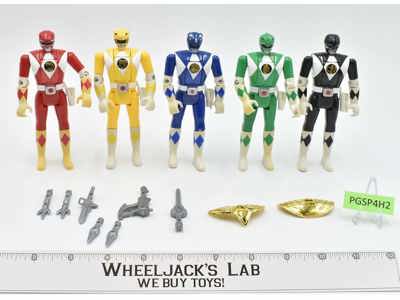 Lot of Power Rangers 1993 Bandai Action Figures and Accessories