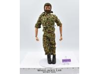 Action Man Flocked Brown Hair &amp; Beard GI Joe 1964 Hasbro 12" Action Figure