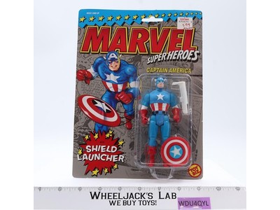 Captain America Shield Launcher Marvel Super Heroes 1990 Toybiz NEW SEALED