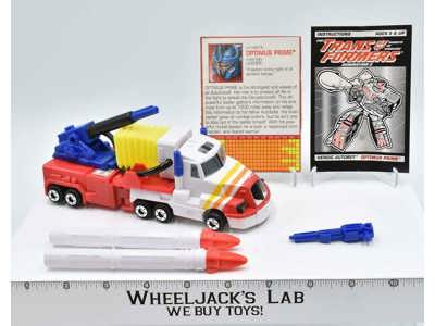 G2 Hero Optimus Prime 100% Complete 1993 Vintage Hasbro Transformers Figure