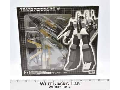 Black Starscream #22 E-Hobby Exclusive Transformers G1 2001 Takara Figure MIB