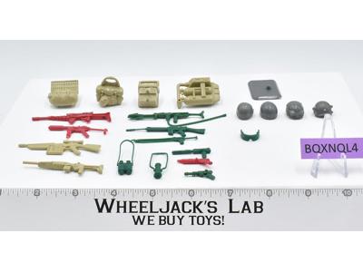Lot Battle Gear Accessory 3 Set 7 1985 Weapons G.I. Joe Vintage Action Figure