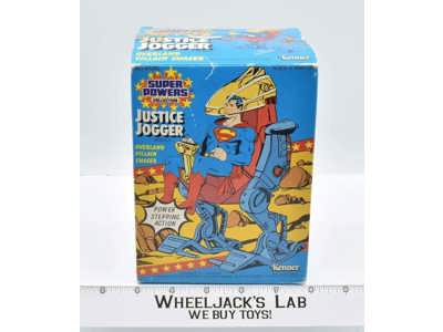 Justice Jogger Super Powers 1985 Kenner Vintage Action Figure Vehicle W/Box MIB