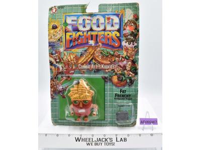 Fat Frenchy Food Fighters 1988 Mattel Vintage Action Figure NEW MOSC SEALED