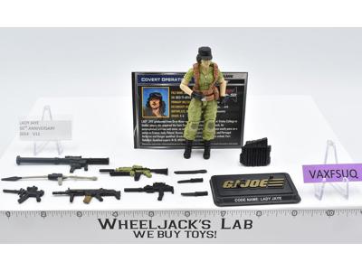 Lady Jaye v11 100% Complete G.I. Joe 50th Anniversary 2014 Hasbro Action Figure