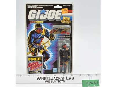 Iron Grenadiers GI Joe ARAH 1987 Hasbro Vintage Action Figure NEW