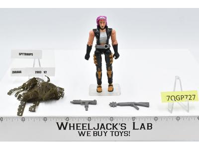 Zarana v2 100% Complete G.I. Joe Spy Troops 2003 Hasbro Action Figure