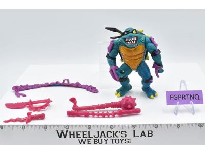 Slash 100% Complete Teenage Mutant Ninja Turtle TMNT 1990 Playmates Figure
