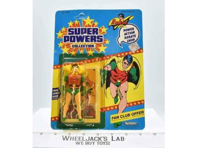Robin The Teen Wonder Super Powers 1985 Kenner Vintage Figure NEW MOSC