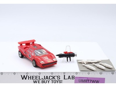 Sideswipe 100% Complete Vintage 1985 G1 Transformers Hasbro Action Figure