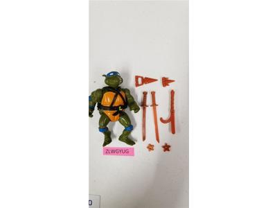 Leonardo HARD HEAD 100% Complete Teenage Mutant Ninja Turtle 1988 Playmates
