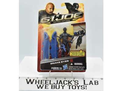 Snake Eyes G.I. Joe Retaliation 2012 Hasbro NEW MOSC SEALED