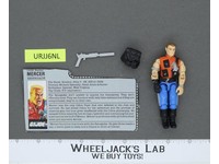 Mercer V1 100% Complete G.I. Joe 1987 Hasbro Vintage Action Figure