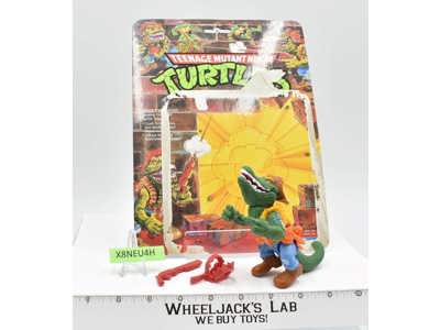 Leatherhead W/Cardback NR MINT 100% Complete TMNT 1988 Playmates Vintage