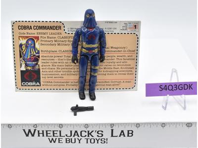 Cobra Commander V2 100% Complete G.I. Joe 1984 Hasbro Vintage Figure MAIL AWAY