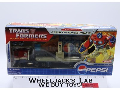 Pepsi Optimus Prime Transformers Robots in Disguise 2007 Hasbro NEW MISB SEALED