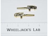 Eject Rewind Gold Guns Lasers Pair 1986 Vintage G1 Transformers Action Figure
