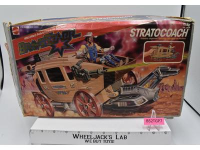 Bravestarr Stratocoach W/Box UNUSED STICKERS Mattel 1986 Vintage