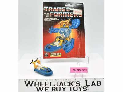 Seaspray 100% Complete W/Cardback Hasbro 1984 G1 Transformers Action Figure