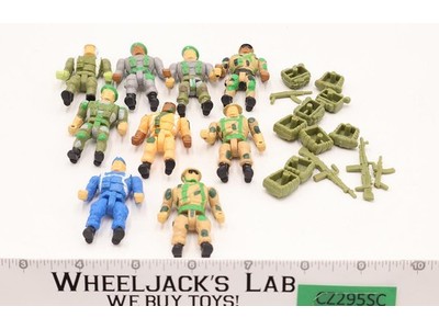 Lot of 22 Mighty Action Forces M.A.F. 1993 Ace Novelty 2.5" Figures Accessories