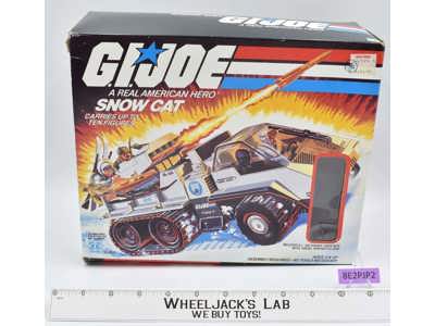 Snow Cat W/ Frostbite 100% Complete W/Box G.I. Joe 1985 Hasbro Vintage Vehicle