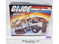Snow Cat W/ Frostbite 100% Complete W/Box G.I. Joe 1985 Hasbro Vintage Vehicle