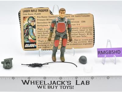 Flash V1 Straight Arm 100% Complete G.I. Joe 1982 Hasbro Vintage Action Figure