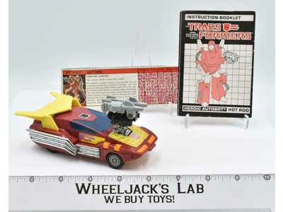 Hot Rod TARGETMASER 100% Complete Vintage 1987 G1 Transformers Hasbro Figure