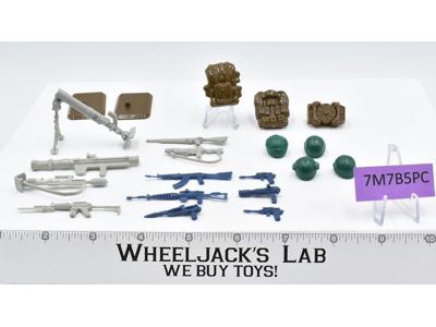 Lot Battle Gear Accessory 2 Set 3 1984 Weapons G.I. Joe Vintage Action Figure