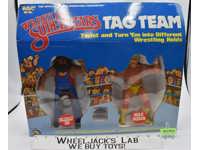 Hulk Hogan &amp; Hillbilly Jim Tag Team Wrestling Superstars WWF 1985 LJN NEW MIB
