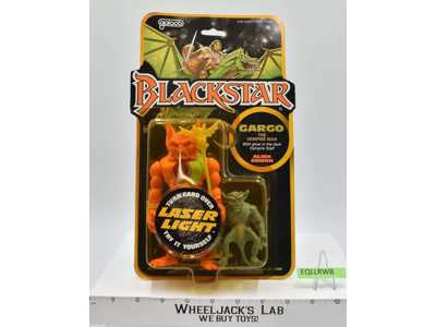 Gargo Laser Light Blackstar 1983 Galoob Vintage Action Figure NEW MOSC SEALED