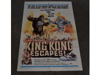 King Kong Escapes 1967 Sci-fi/Horror Movie Promo Poster 27x41