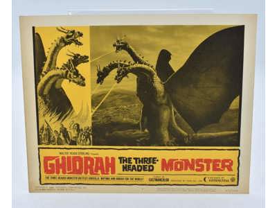 Ghidorah the 3 Headed Monster 1965 Sci-fi/Horror Movie Lobby Card Poster 11x14